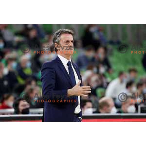 Porfi Fisac during 7days EuroCup regular season basketball match between Cedevita Olimpija and Gran Canaria in Stozice, Arena, Ljubljana, Slovenia on January 19, 2022