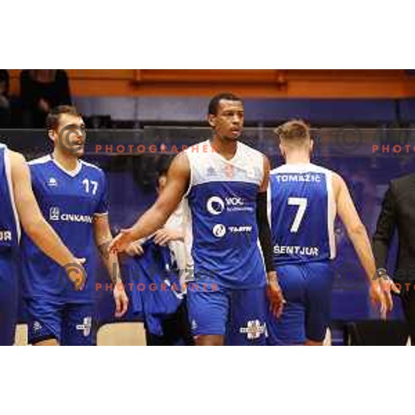 Jonathan Holmes in action during Nova KBM league match between Helios Suns and Sentjur in Domzale, Slovenia on January 19, 2022