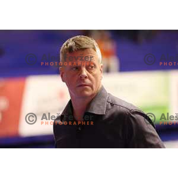 Bostjan Kuhar in action during Nova KBM league match between Helios Suns and Sentjur in Domzale, Slovenia on January 19, 2022