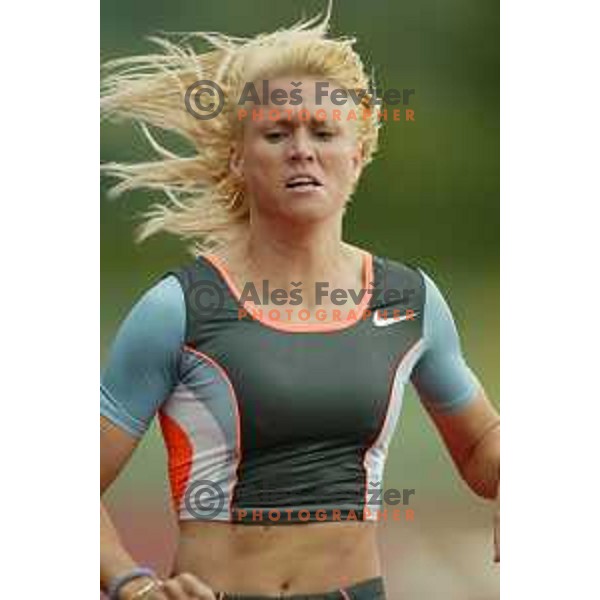 Jolanda Ceplak, Slovenian track and field runner on 800 meters during photo shooting in Velenje, Slovenia on July 28, 2003
