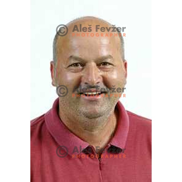 Tomislav Popteru, coach of Jolanda Ceplak, Slovenian track and field runner on 800 meters during photo shooting in Velenje, Slovenia on July 28, 2003