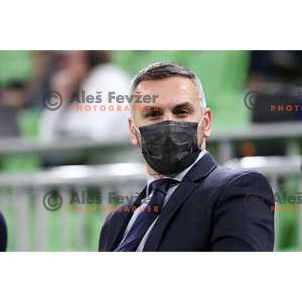 Milija Vojinovic, ABA league sports director at regular season basketball match between Cedevita Olimpija and Crvena Zvezda in Stozice, Arena, Ljubljana, Slovenia on January 24, 2022