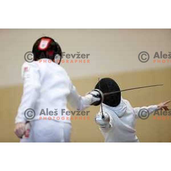 Slovenian National Fencing Championship in Ljubljana, Slovenia on January 29, 2022