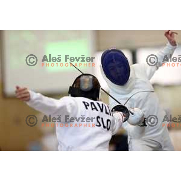 Slovenian National Fencing Championship in Ljubljana, Slovenia on January 29, 2022