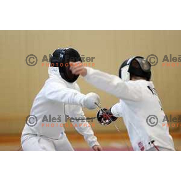 Slovenian National Fencing Championship in Ljubljana, Slovenia on January 29, 2022