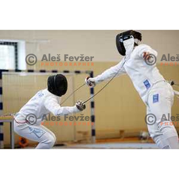 Slovenian National Fencing Championship in Ljubljana, Slovenia on January 29, 2022