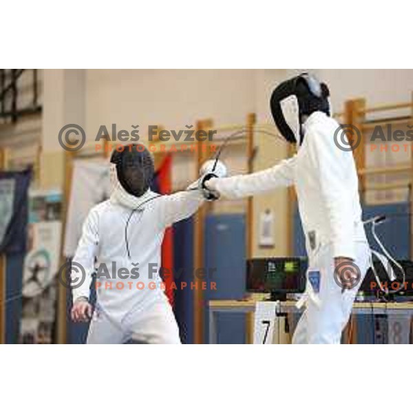 Slovenian National Fencing Championship in Ljubljana, Slovenia on January 29, 2022