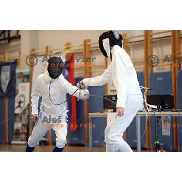 Slovenian National Fencing Championship in Ljubljana, Slovenia on January 29, 2022