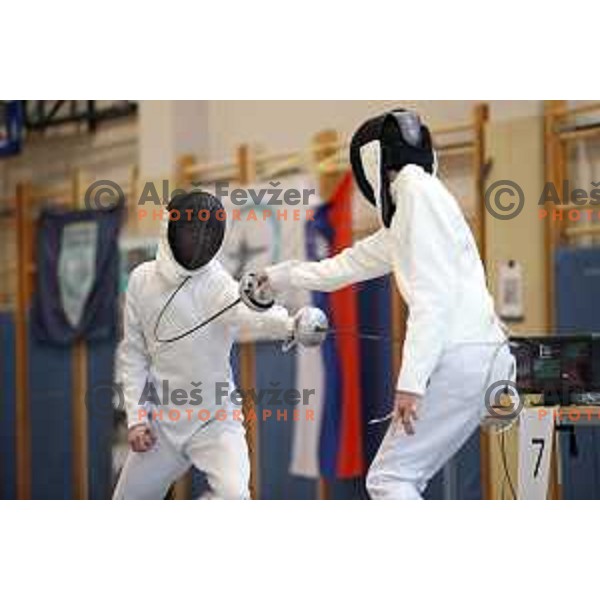 Slovenian National Fencing Championship in Ljubljana, Slovenia on January 29, 2022