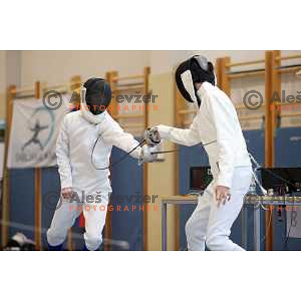 Slovenian National Fencing Championship in Ljubljana, Slovenia on January 29, 2022