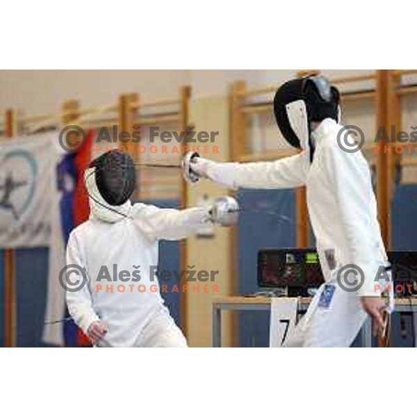 Slovenian National Fencing Championship in Ljubljana, Slovenia on January 29, 2022