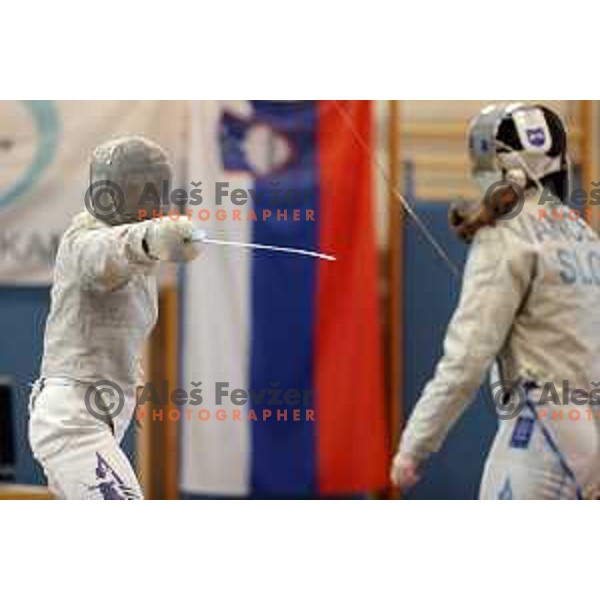 Slovenian National Fencing Championship in Ljubljana, Slovenia on January 29, 2022