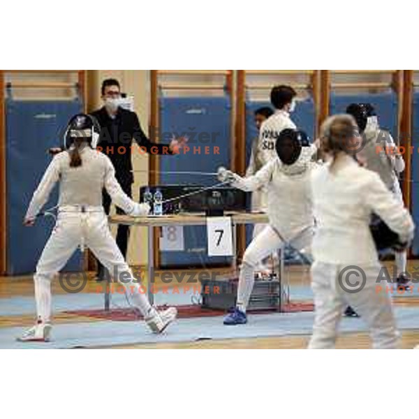 Slovenian National Fencing Championship in Ljubljana, Slovenia on January 29, 2022