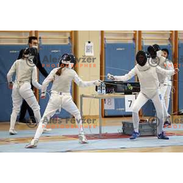 Slovenian National Fencing Championship in Ljubljana, Slovenia on January 29, 2022