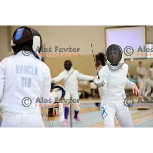 Slovenian National Fencing Championship in Ljubljana, Slovenia on January 29, 2022