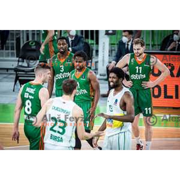 in action during 7days EuroCup basketball match between Cedevita Olimpija and Frutti Extra Bursaspor in Arena Stozice, Ljubljana, Slovenia on February 2, 2022. Photo: Jure Banfi/www.alesfevzer.com
