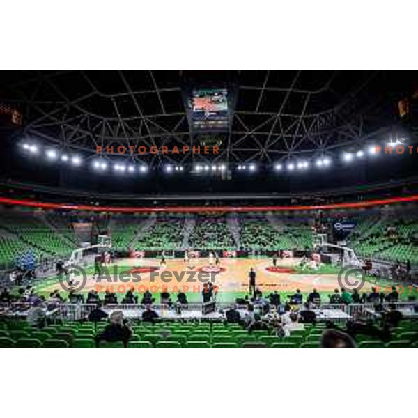 Arena Stozice during 7days EuroCup basketball match between Cedevita Olimpija and Frutti Extra Bursaspor in Arena Stozice, Ljubljana, Slovenia on February 2, 2022. Photo: Jure Banfi/www.alesfevzer.com
