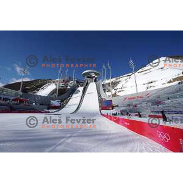 Women’s Ski jumping practice session in Zhangjiakou venue of Beijing 2022 Winter Olympic Games, China on February 4, 2022