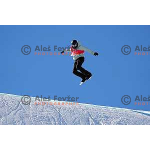 Urska Pribosic competes in Qualifications of Women’s Slope Style at Beijing 2022 Winter Olympic Games, China on February 5, 2022
