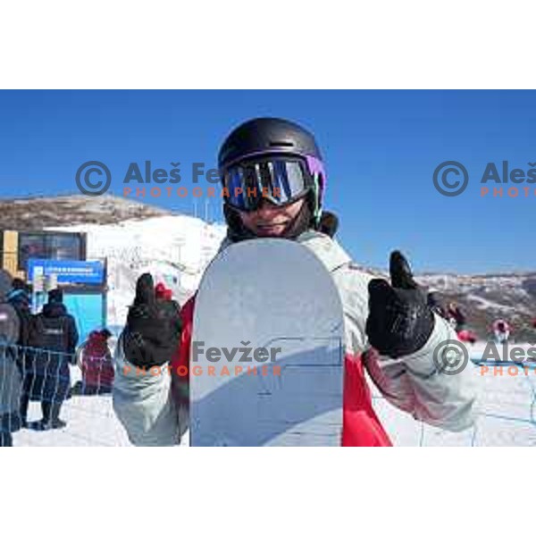 Urska Pribosic competes in Qualifications of Women’s Slope Style at Beijing 2022 Winter Olympic Games, China on February 5, 2022