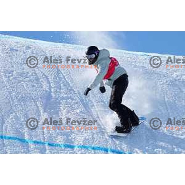Urska Pribosic competes in Qualifications of Women’s Slope Style at Beijing 2022 Winter Olympic Games, China on February 5, 2022