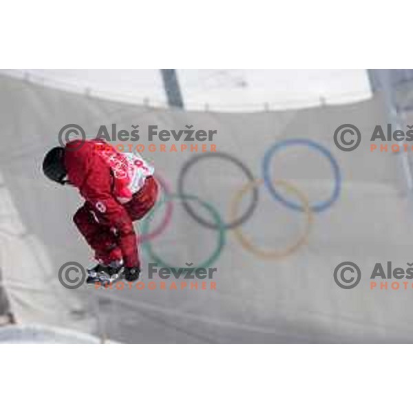Laurie Blouin (CAN) competes in Qualifications in Women’s Slope Style at Beijing 2022 Winter Olympic Games, China on February 5, 2022