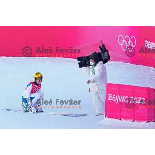 Peter Prevc of Slovenia Men’s Ski jumping Olympic team during Qualification jump in Zhangjiakou venue of Beijing 2022 Winter Olympic Games, China on February 5, 2022 