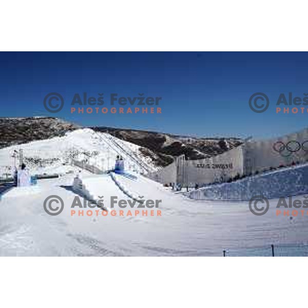 Genting Snowboard park, Zhangjiakou, Beijing 2022 Winter Olympic Games, China on February 5, 2022