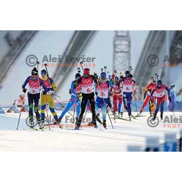 Biathlon Mixed Relay 4x6 km in Zhangjiakou, Beijing 2022 Winter Olympic Games, China on February 5, 2022