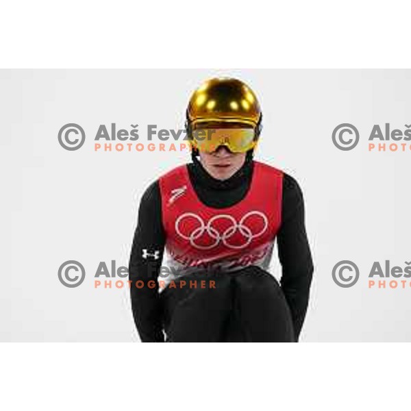 Men’s Ski jumping Normal Hill competition atZhangjiakou venue of Beijing 2022 Winter Olympic Games, China on February 6, 2022
