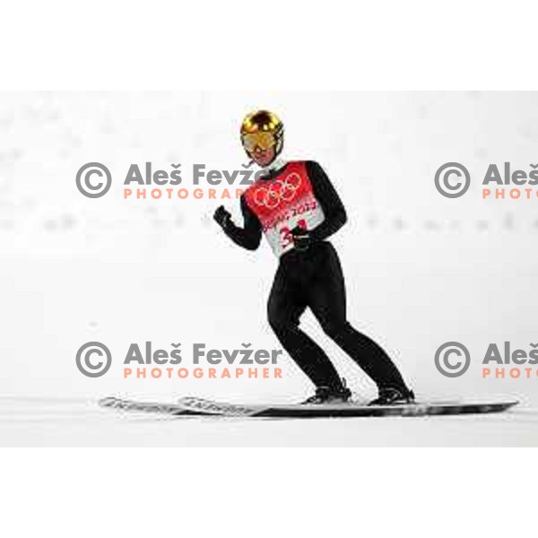 Men’s Ski jumping Normal Hill competition atZhangjiakou venue of Beijing 2022 Winter Olympic Games, China on February 6, 2022