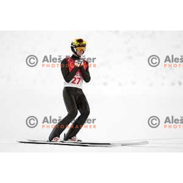 Men’s Ski jumping Normal Hill competition atZhangjiakou venue of Beijing 2022 Winter Olympic Games, China on February 6, 2022