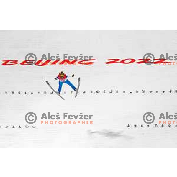 Men’s Ski jumping Normal Hill competition atZhangjiakou venue of Beijing 2022 Winter Olympic Games, China on February 6, 2022
