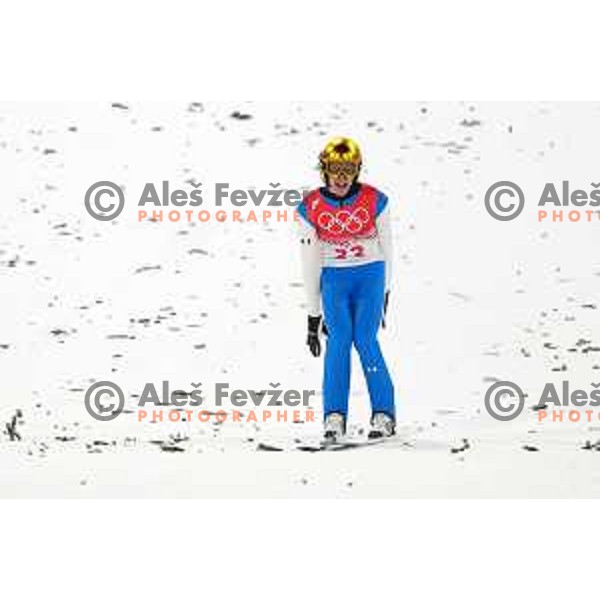 Men’s Ski jumping Normal Hill competition atZhangjiakou venue of Beijing 2022 Winter Olympic Games, China on February 6, 2022