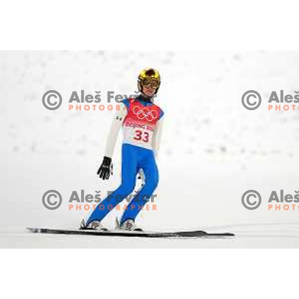 Men’s Ski jumping Normal Hill competition atZhangjiakou venue of Beijing 2022 Winter Olympic Games, China on February 6, 2022