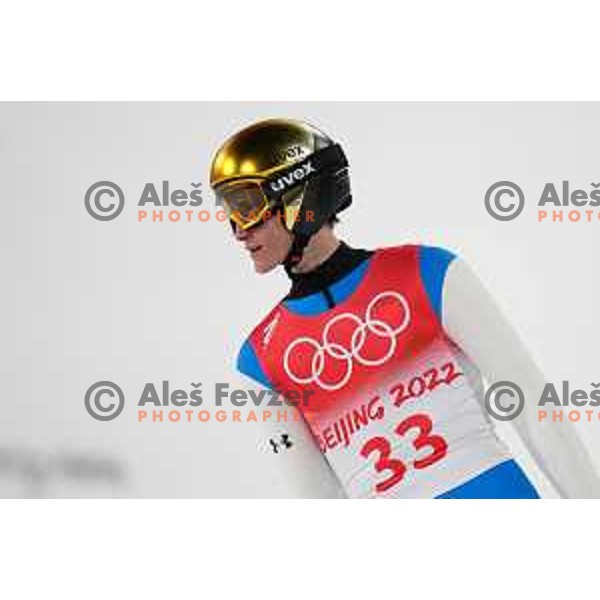 Men’s Ski jumping Normal Hill competition atZhangjiakou venue of Beijing 2022 Winter Olympic Games, China on February 6, 2022