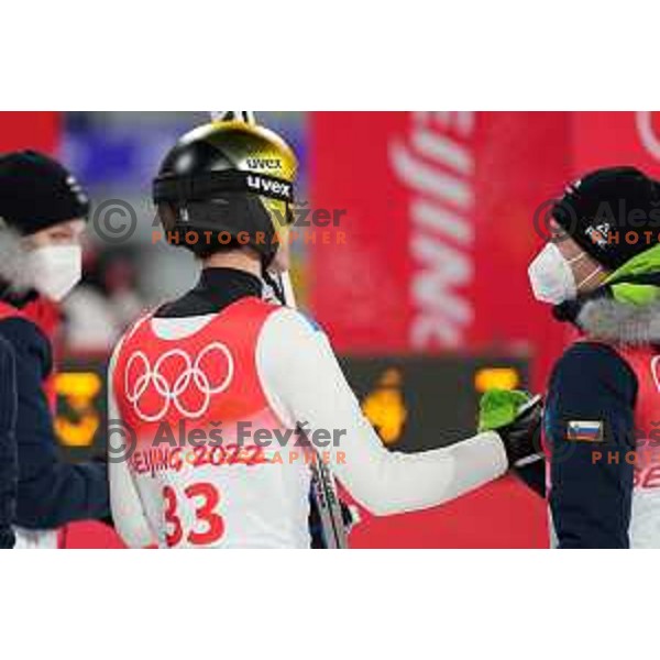 Men’s Ski jumping Normal Hill competition atZhangjiakou venue of Beijing 2022 Winter Olympic Games, China on February 6, 2022