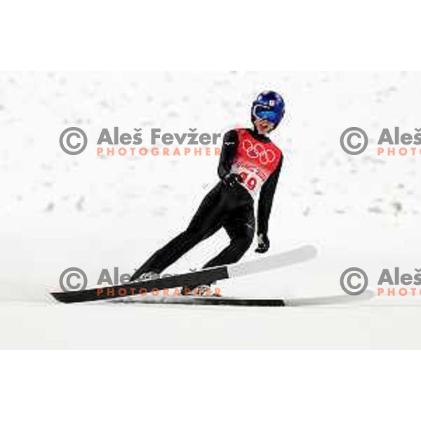 Men’s Ski jumping Normal Hill competition atZhangjiakou venue of Beijing 2022 Winter Olympic Games, China on February 6, 2022