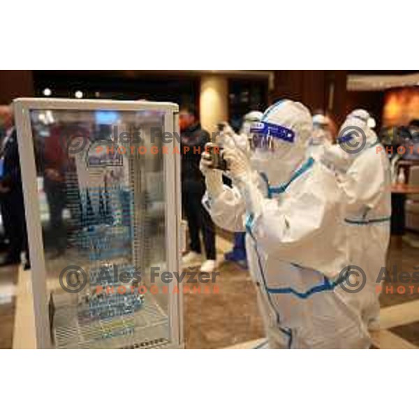 Toli arrives to Zhangjiakou venue of Beijing 2022 Winter Olympic Games, China on February 6, 2022
