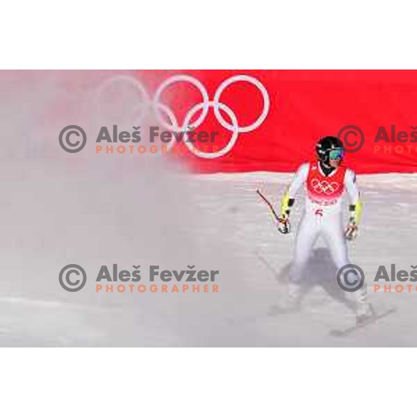 Sara Hector (SWE), leader after the first run of Women’s Giant Slalom in Yanging National Alpine Centre during Beijing 2022 Winter Olympic Games, China on February 7, 2022