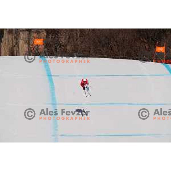 Beat Feuz (SUI), winner of Men’s Downhill in Yanging National Alpine Centre during Beijing 2022 Winter Olympic Games, China on February 7, 2022