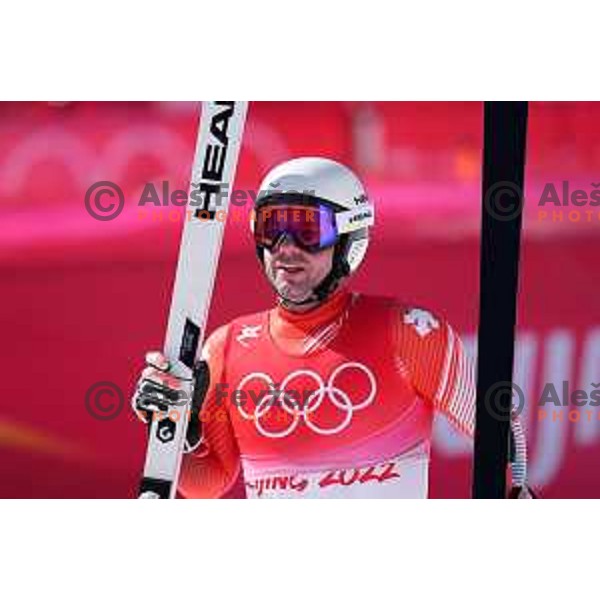 Beat Feuz (SUI), winner of Men’s Downhill in Yanging National Alpine Centre during Beijing 2022 Winter Olympic Games, China on February 7, 2022