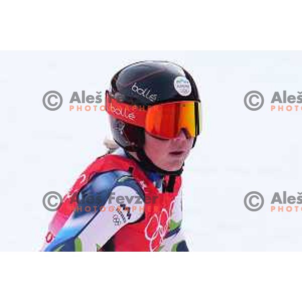 Meta Hrovat of Slovenia skiing in the second run of Women’s Giant Slalom in Yanging National Alpine Centre during Beijing 2022 Winter Olympic Games, China on February 7, 2022