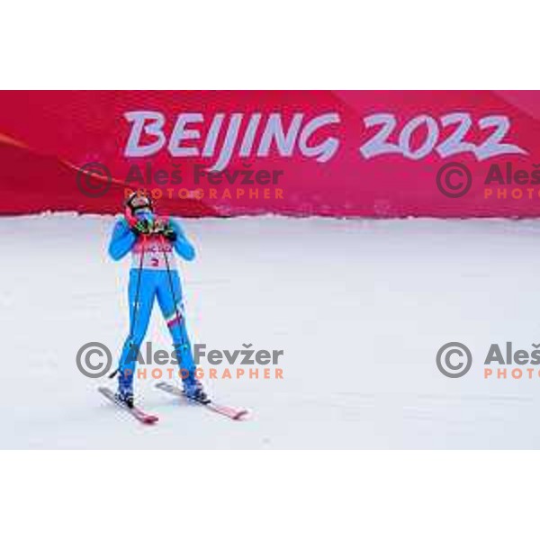 Federica Brignone (ITA) runner-up in Women’s Giant Slalom in Yanging National Alpine Centre during Beijing 2022 Winter Olympic Games, China on February 7, 2022