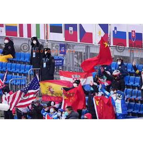 of Slovenia skiing in the second run of Women’s Giant Slalom in Yanging National Alpine Centre during Beijing 2022 Winter Olympic Games, China on February 7, 2022