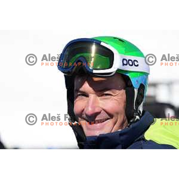 Rok Marguc (SLO) competes in Men\'s Snowboard Parallel Giant Slalom in Zhangjiakou Genting Snow Park, Beijing 2022 Winter Olympic Games, China on February 8, 2022