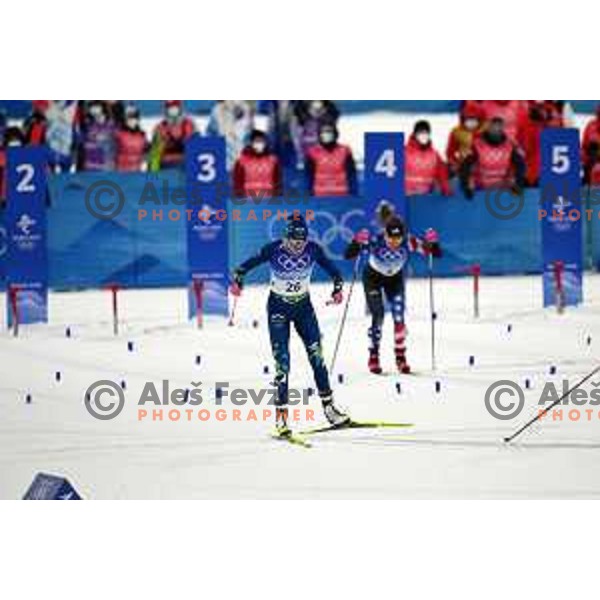 Anamarija Lampic competes in Women\'s Cross-Country Sprint Free at Beijing 2022 Winter Olympic Games, China on February 8, 2022