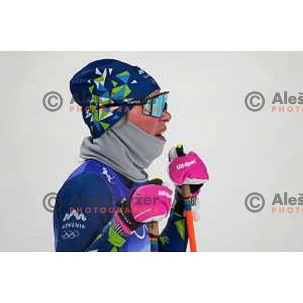 Anamarija Lampic competes in Women\'s Cross-Country Sprint Free at Beijing 2022 Winter Olympic Games, China on February 8, 2022