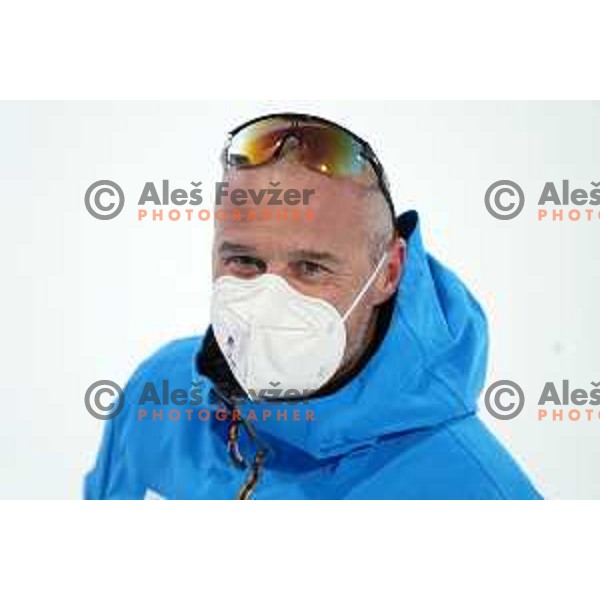 Borut Nunar at Biathlon Men’s 20 km at Beijing 2022 Winter Olympic Games, China on February 8, 2022