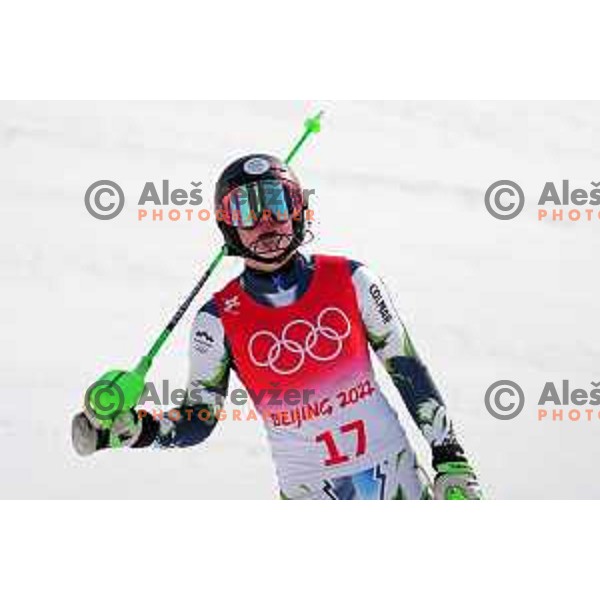 Andreja Slokar (SLO), fifth placed at Women\'s Slalom in Yanging National Alpine Centre, Beijing 2022 Winter Olympic Games, China on February 9, 2022